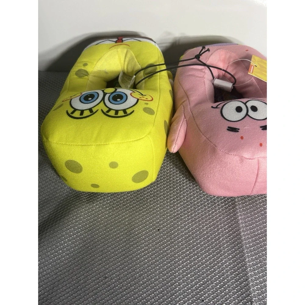 Nickelodeon Spongebob SquarePants &‎ Patrick Kids slippers size 11-12 Youth